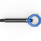 aFe 23-25 BMW M2 (G87) CONTROL Front / Rear Tow Hook - Blue