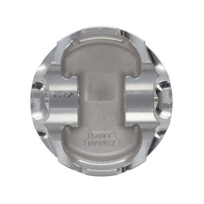 Manley Chevrolet LS Piston Set - 4.070in Bore 1.304in CH, -4.00 CC