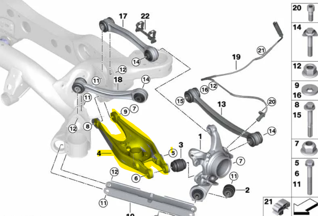 Billet Rear Lower Control Arms