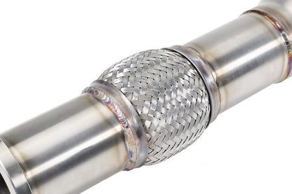 PERRIN 22-26 Subaru WRX Stainless Steel Midpipe w/Resonator 3in. (Fits OEM/Aftermarket Mufflers)