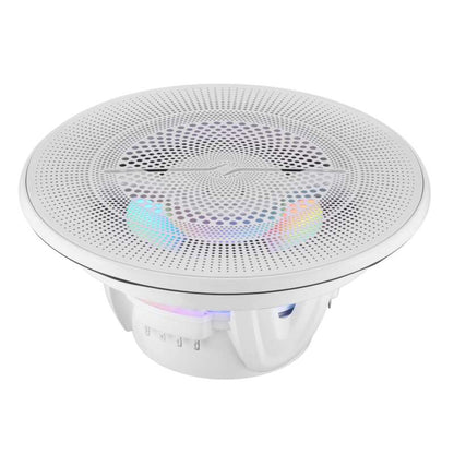 DS18 6.5in 2-Way 150 Watts RMS 4ohm Digital LED Lights Bullet Tweeter White