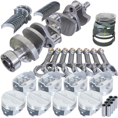 Eagle Chevy 350 1Pc 3.750in Int Balance Crank 5.700in I-Beam Rods 4.000in Pistons Rotating Assembly