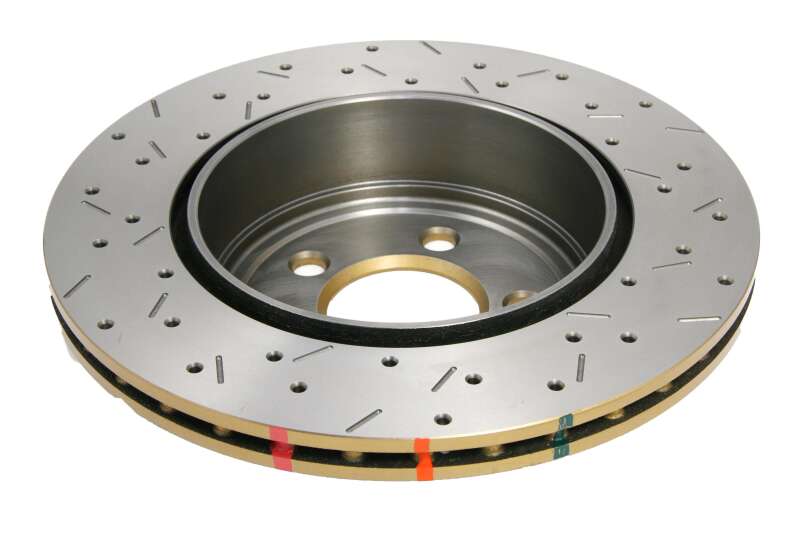 DBA 08-09 Charger / Magnum / Challenger w/o Brembo Brakes Rear Drilled & Slotted 4000 Series Rotor
