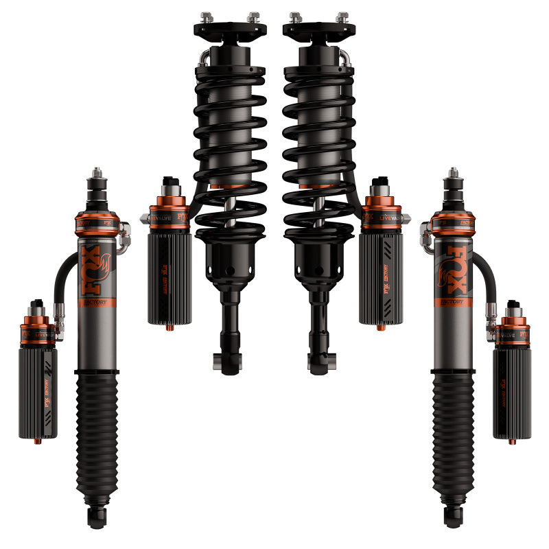 Fox 2024+ Toyota Tacoma 3.2 Factory Race Live Valve Internal Bypass Coilover Kit - 2-3in Lift