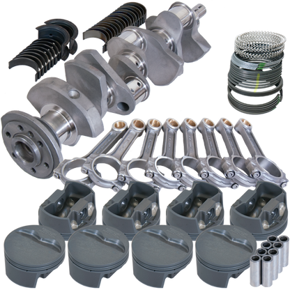 Eagle Chevy 350 3.500in Crank 6.000in I-Beam Rods -5cc Flat Top 4.030in Pistons Rotating Assembly