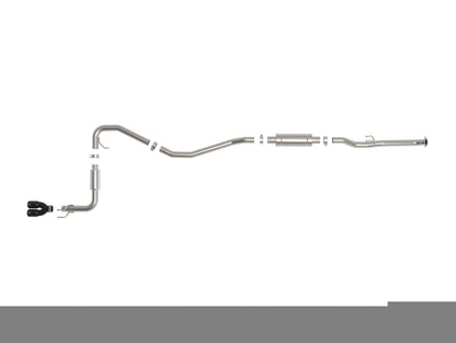 aFe POWER Takeda 2.5in 304 SS Cat-Back Exhaust w/ Black Tips 22-25 Honda Civic L4-2.0L