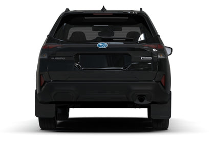 Rally Armor 25-26 Subaru Forester &amp; Hybrid Black UR Mud Flap w/Red Logo