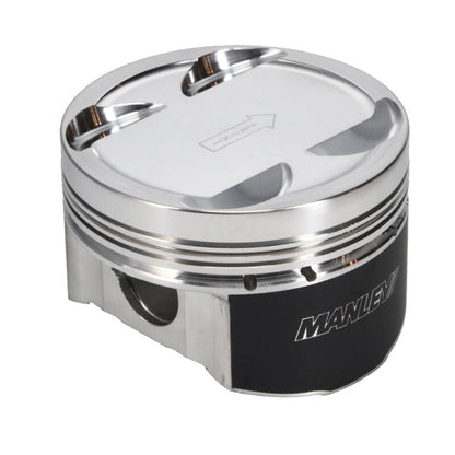 Manley Mitsubishi 2.0L 4B11T Piston Set - 86.00mm Bore 1.155in CH, -3.50 CC
