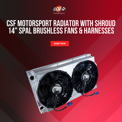 CSF Motorsport dual pass competition radiator