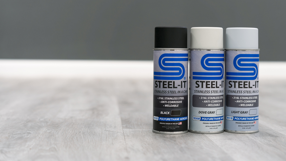 STEEL-IT Stainless steel in a can!