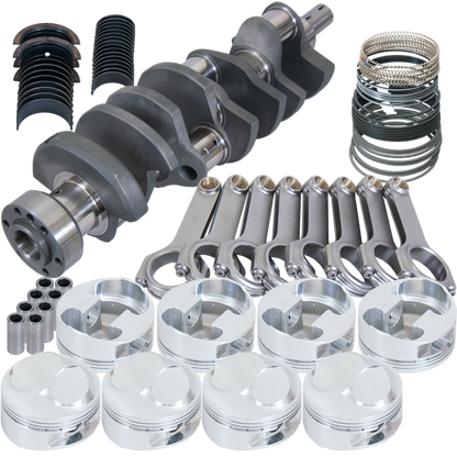 Eagle Chevy 502 1Pc 4.250in Counterwght Crank 6.535in H-Beam 46cc 4.560in Pistons Rotating Assembly