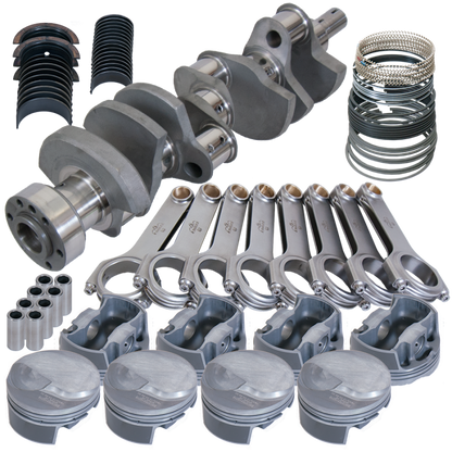 Eagle Chevy Tall 454 1Pc 4.250in Crank 6.800in H-Beam 18cc Dome 4.280in Pistons Rotating Assembly