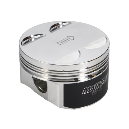 Manley Nissan GTR VR38DETT 99mm Bore 88.4mm Stroke -2cc Dish Turbo Tuff Piston Set w/ Rings