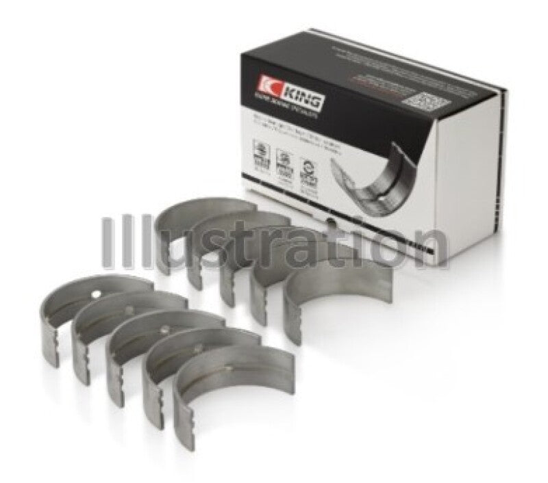 King Engine Bearings GM 6.6L V8 Duramax Turbo Diesel L5P Late Main Bearing Set - Size +0.25mm