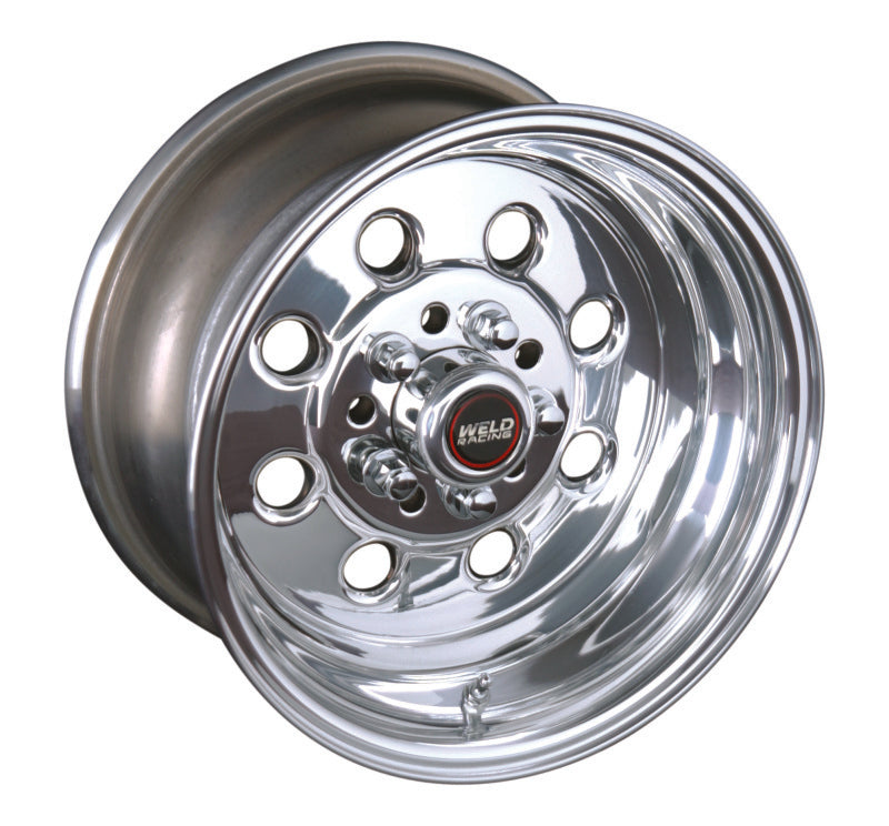 Weld Draglite 15x8 / 5x4.5/4.75 BP / 2.5in. BS Polished Wheel - Non-Beadlock