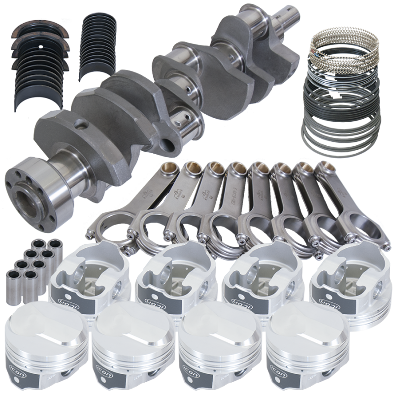 Eagle Chevy 454 1Pc 4.000in Crank 6.135in H-Beam 38cc Dome 4.350in Pistons Rotating Assembly
