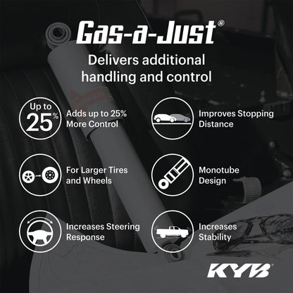 KYB 18-24 Jeep Wrangler (2-3in Lift) Gas-A-Just Gas Shock - Front