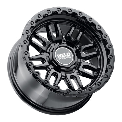Weld Off-Road Swift 17x9in - 8x170 BP - ET-12 - 125.1mm CB - Gloss Black Wheel & Ring