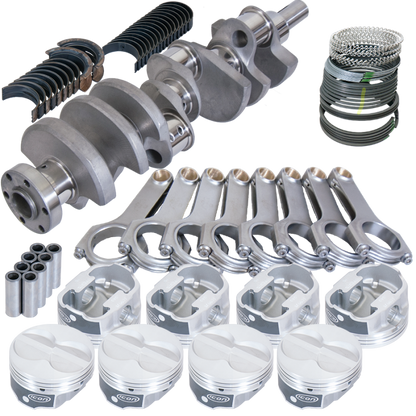 Eagle Ford 289/302 3.250in Crank 5.400in H-Beam -11cc Flat Top 4.040in Pistons Rotating Assembly