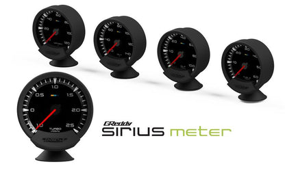 GReddy Sirius Meter - Oil Pressure 0/10.0kPa 74mm Analog Gauge (w/Oil Press Sensor & Harness Set)