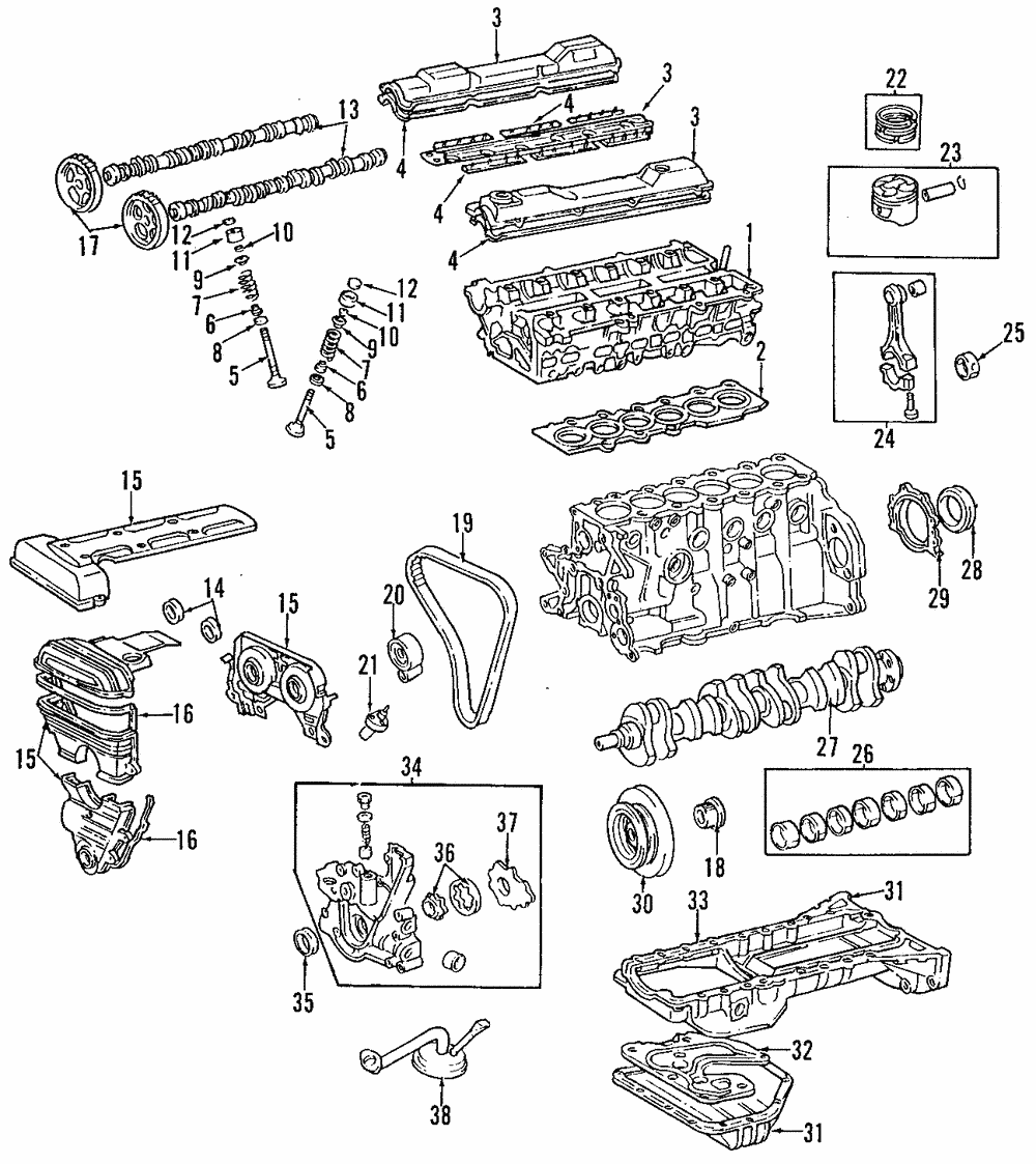 Toyota OEM - Engine Camshaft Seal (90311-40020)