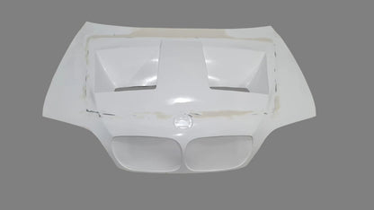 HGK Racing - BMW E46 Hood With Vents [Fiberglass]