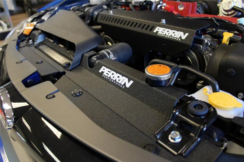 PERRIN 08-14 Subaru WRX & STI / 08-11 Impreza Radiator Shroud - Black