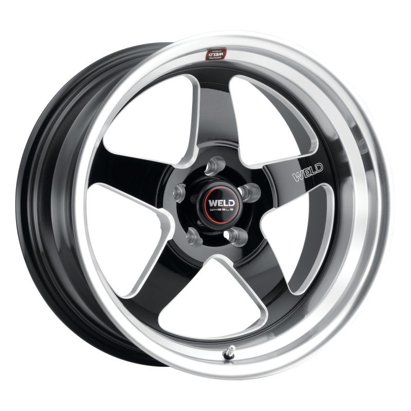 Weld S104 Ventura 18x10 5x120.65 ET42 BS 7.15 Gloss BLK MIL DIA 72.56 Wheel