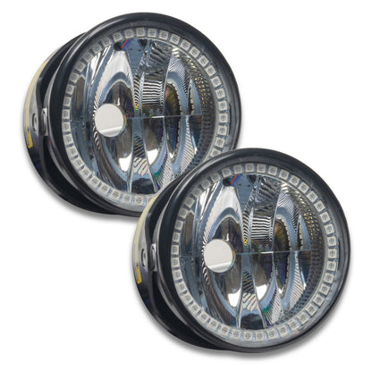 Oracle Lighting 03-04 Lincoln Navigator Pre-Assembled LED Halo Fog Lights -Red