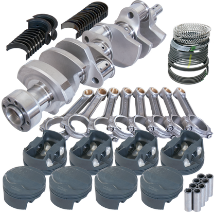 Eagle Chevy LT1 350 1Pc 3.750in Crank 6.000in I-Beam Rods 6cc Dome 4.030in Pistons Rotating Assembly
