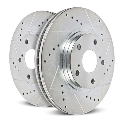 Power Stop 21-22 Chevrolet Tahoe Front Drilled & Slotted Rotor (Pair)