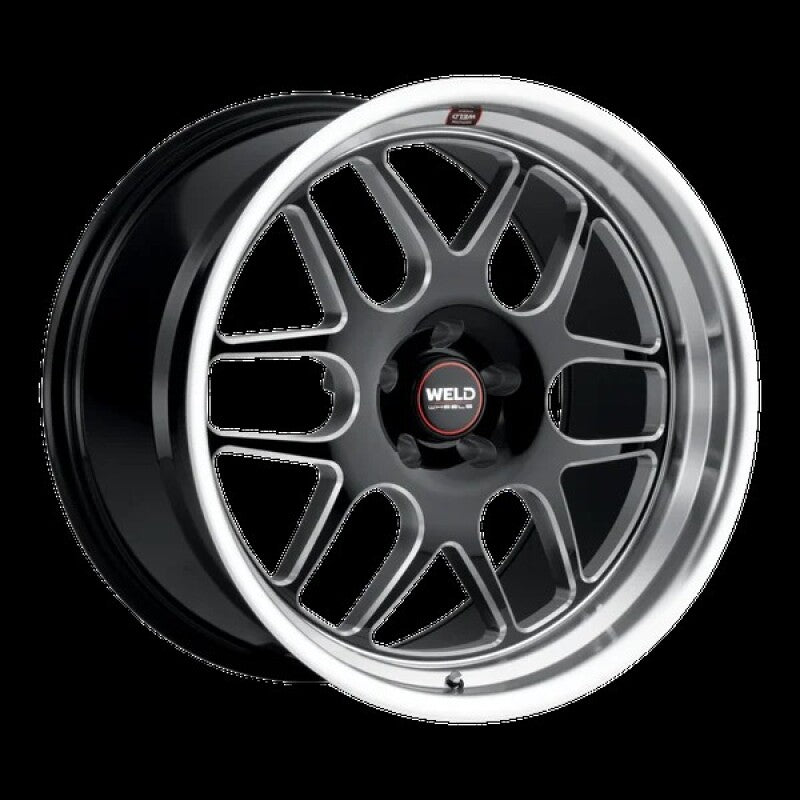 Weld Solana 20x9.5 / 5x135 BP / ET13 / 87.1mm Bore - Gloss Black MIL DIA Wheel