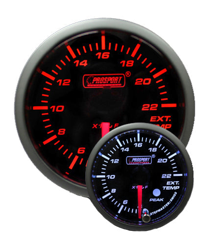 Prosport Gauges - 2-1/16" Premium Amber / White EGT Gauge