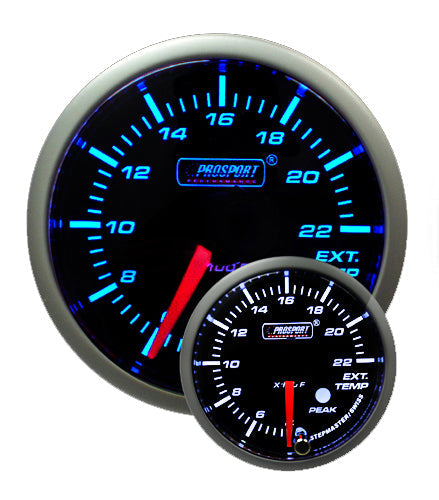 Prosport Gauges - 2-1/16" Premium EGT Gauge Blue/White