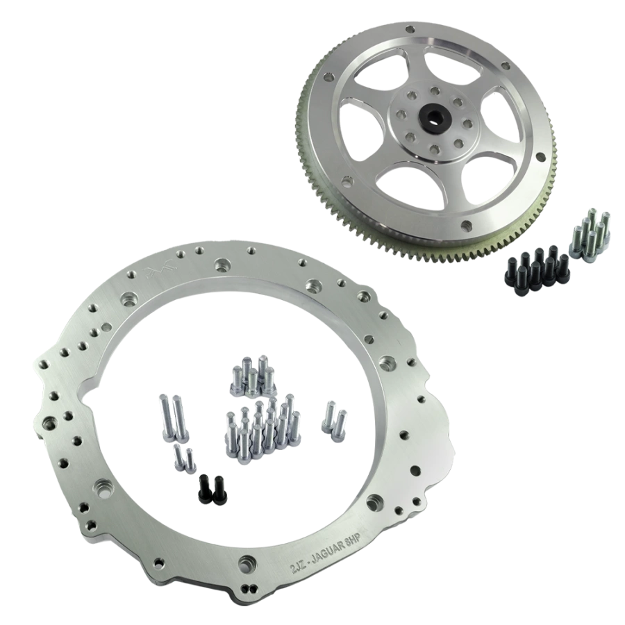 PMC Motorsport - Adapter Toyota JZ 1JZ 2JZ - ZF 8HP Jaguar Land Rover (6-bolt torque converter)