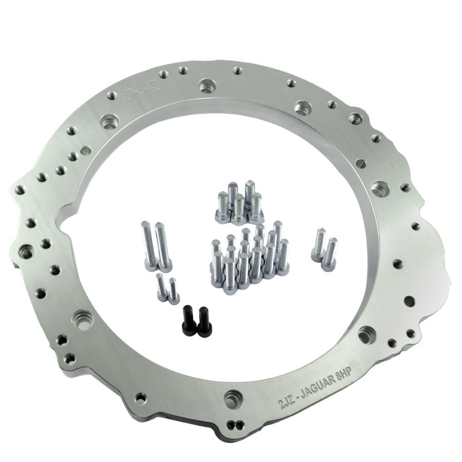 PMC Motorsport - Adapter Toyota JZ 1JZ 2JZ - ZF 8HP Jaguar Land Rover (6-bolt torque converter)