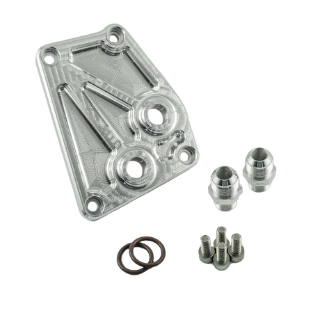 PMC Motorsport - AN10 Oil cooler adapter BMW V8 M60 M62 + flare fittings