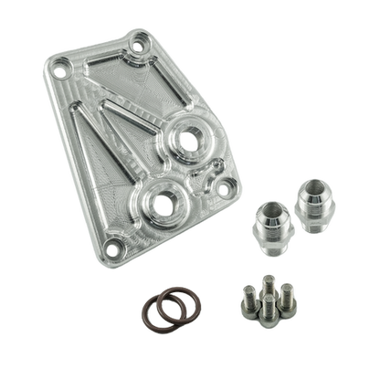 PMC Motorsport - AN10 Oil cooler adapter BMW V8 M60 M62 + flare fittings