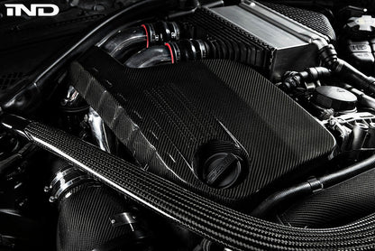 Eventuri BMW F8X M3 / M4 S55 Black Carbon Engine Cover