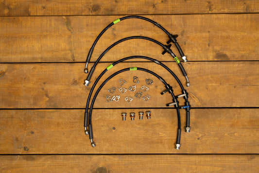 FDF Raceshop - Honda S2000 Extended Front + Rear Brake Line Kit (1999+)