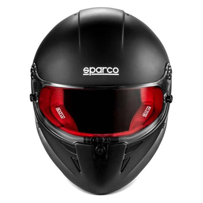 SPARCO Stealth RF Helmet - Large - Matte Black/Red