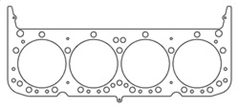 Cometic Chevy Gen-1 Small Block V8 .086in MLS Cylinder Head Gasket - 4.100in Bore - Round Bore