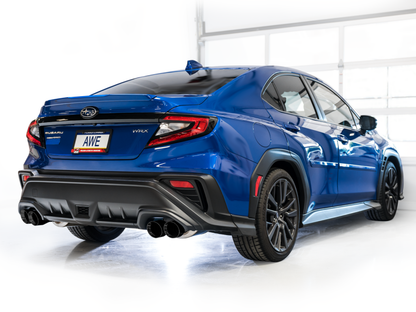 AWE Tuning 22-25 Subaru VB WRX Touring Edition Axle-Back Exhaust - Diamond Black Tips