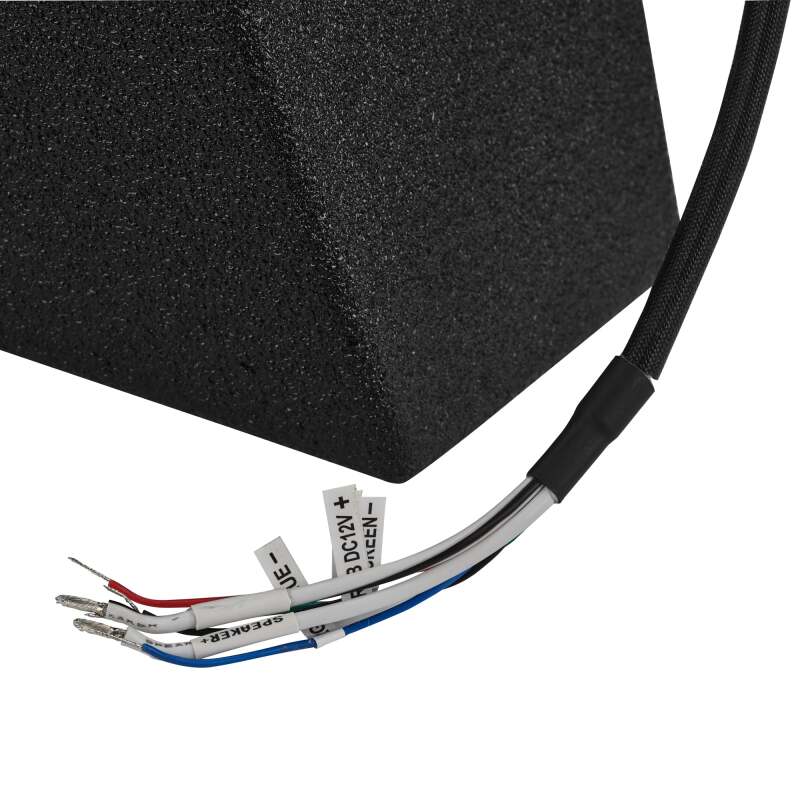 DS18 2015+ Polaris Slingshot Rear Subwoofer Enclosure Fits 10in Subwoofer- Black Bed Liner Finish