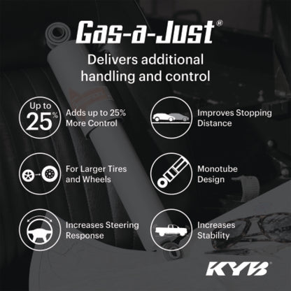 KYB 13-15 Ford Escape Gas-A-Just Monotube Shock - Rear