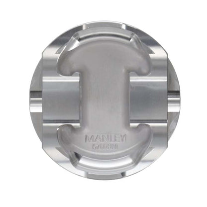 Manley Ford 3.7L DOHC Cyclone V6 Piston Set - 3.780in Bore 1.239in CH, -5.00 CC