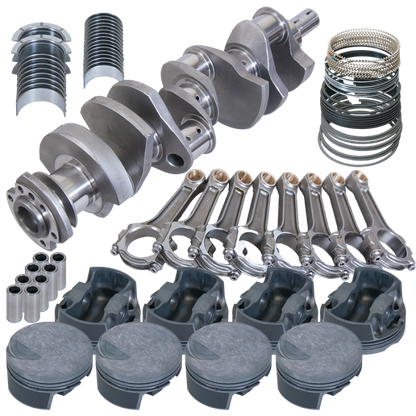 Eagle Chevy 454 1Pc 4.250in Crank 6.385in I-Beam Rod -3cc Flat Top 4.280in Pistons Rotating Assembly