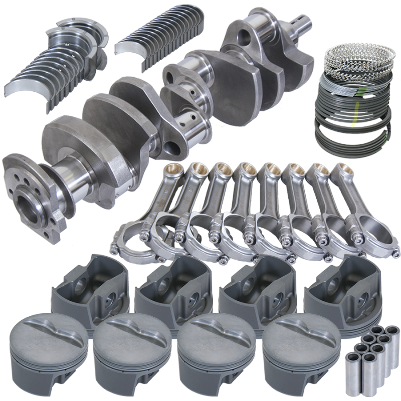 Eagle Chevy 350 3.750in Crank 5.700in I-Beam Rods -5cc Flat Top 4.030in Pistons Rotating Assembly