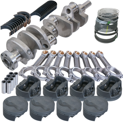 Eagle Ford 289/302 3.400in Crank 5.400in I-Beam Rods -6cc Flat Top 4.000in Pistons Rotating Assembly