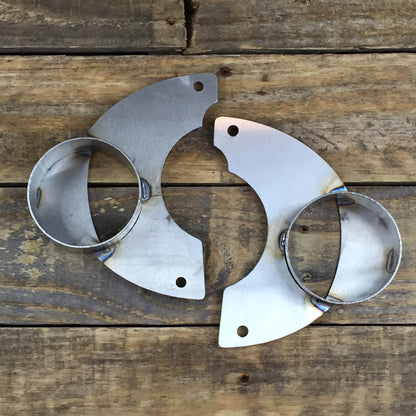 Speed ​​Shop Condor - Placas de resfriamento de freio de aço inoxidável - E30